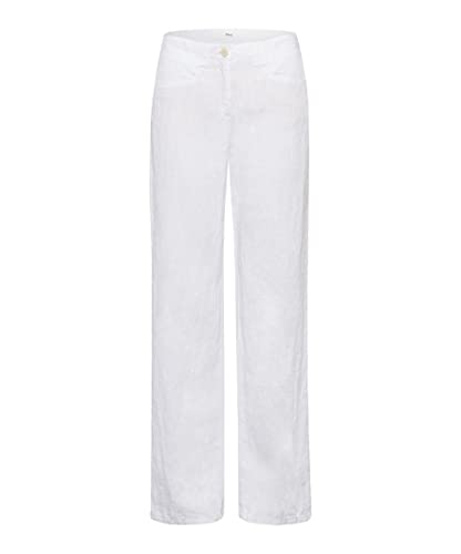 BRAX Damen Style Farina Leinenhose Hose , Weiß 2, 31W / 34L von BRAX