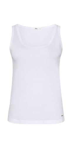 Brax Damen Style Ivy 2x2 Rib Top, White, 36 von BRAX