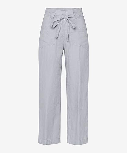 BRAX Damen Style Maine Pure Linen Hose, Weiß, 27W / 32L EU von BRAX