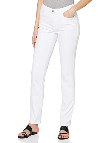 BRAX Damen Style Mary Blue Planet Slim Jeans, White, 36W / 30L (Herstellergröße: 46K) von BRAX