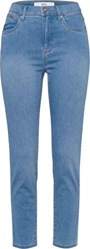 BRAX Damen Style Mary S Ultralight Denim verkürzte Five-Pocket Jeans, Used Light Blue, 34L von BRAX