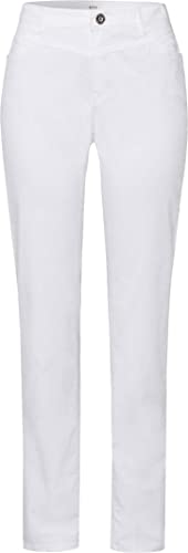 BRAX Damen Style Mary Superior Cotton Hose, Weiß, 27W / 32L EU von BRAX