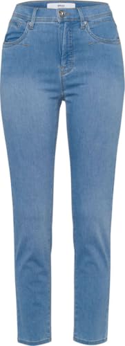 BRAX Damen Style Mary Ultralight Denim Verkürzte Five-pocket-jeans Jeans, Used Light Blue, 26W / 32L EU von BRAX