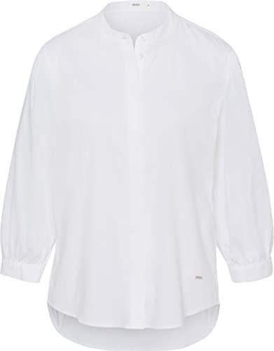 BRAX Damen Style Velia Cotton Stretch Bluse, White, 42 von BRAX