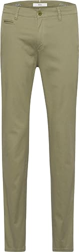 Brax Herren Style Fabio In Hi-Flex Chinohose mit wetigen Stylingdetails Freizeithose, MANZANILLA, 34W x 34L von BRAX