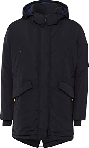 BRAX Herren Style Hudson Cortina Winterjacke in trendigem Techno Wool Parka, Navy 1, XXL von BRAX