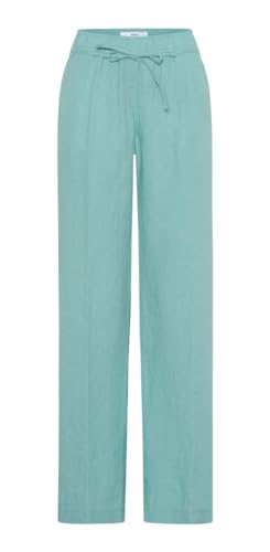 Brax Damen Style Farina Leinenhose mit Legerer Silhouette Freizeithose, SAGE, 34W x 32L von BRAX