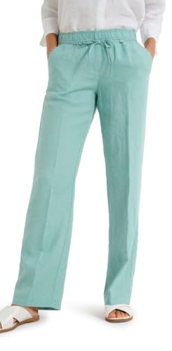 Brax Damen Style Farina Leinenhose mit Legerer Silhouette Freizeithose, SAGE, 34W x 34L von BRAX