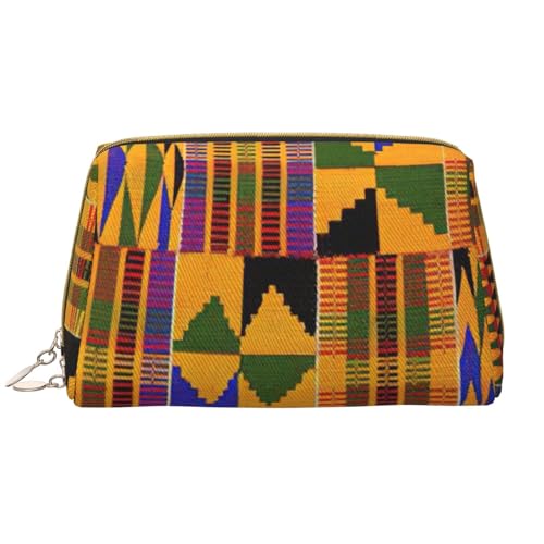 BREAUX Große Kosmetiktasche für Damen, afrikanisches Ethno-Muster, Reise-Kosmetiktasche, tragbarer Organizer, afrikanisches ethnisches Muster, Einheitsgröße, Afrikanisches Ethno-Muster, Einheitsgröße von BREAUX