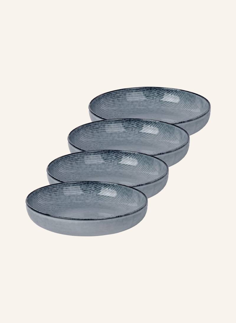 Broste Copenhagen 4er-Set Schalen Nordic Sea blau von BROSTE COPENHAGEN