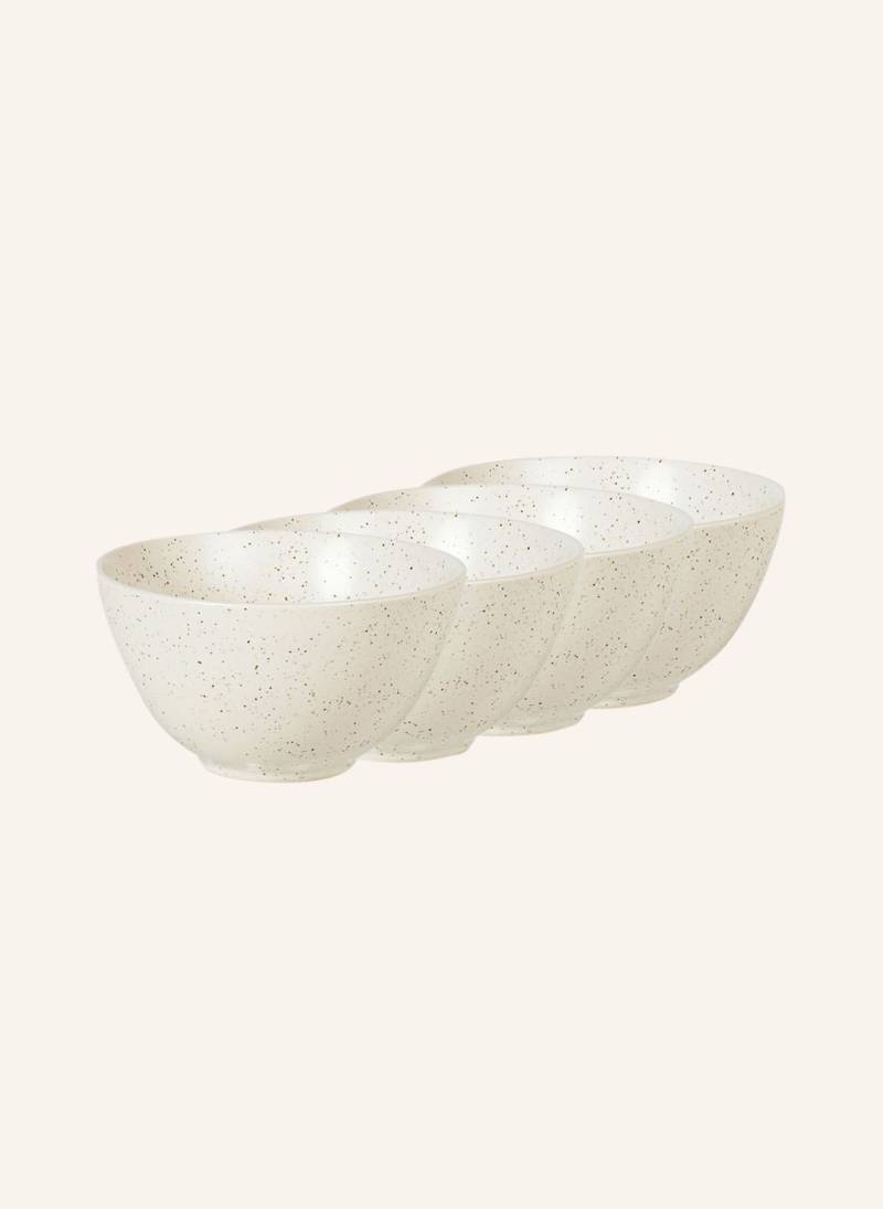 Broste Copenhagen 4er-Set Schalen Nordic Vanilla beige von BROSTE COPENHAGEN