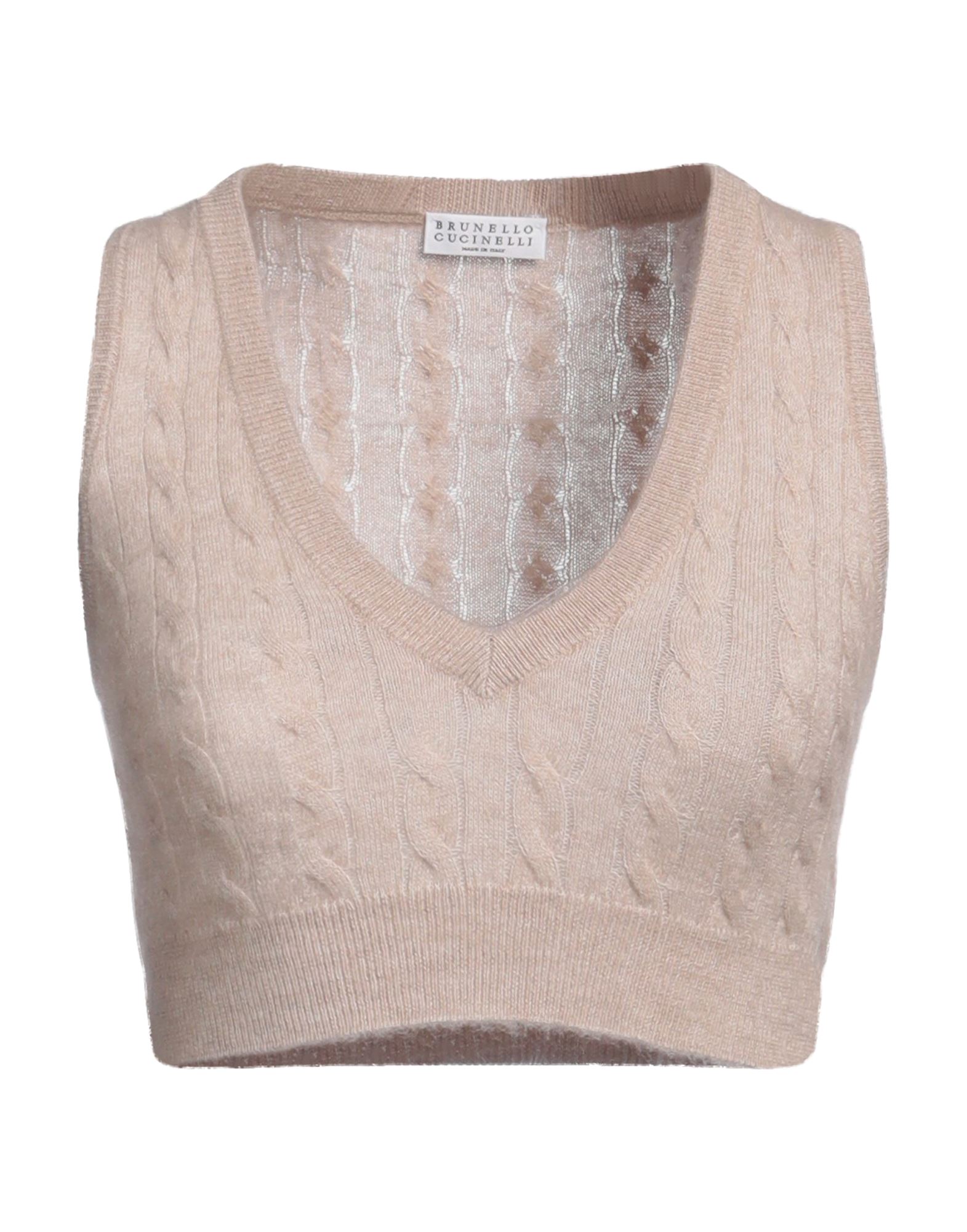 BRUNELLO CUCINELLI Pullover Damen Beige von BRUNELLO CUCINELLI