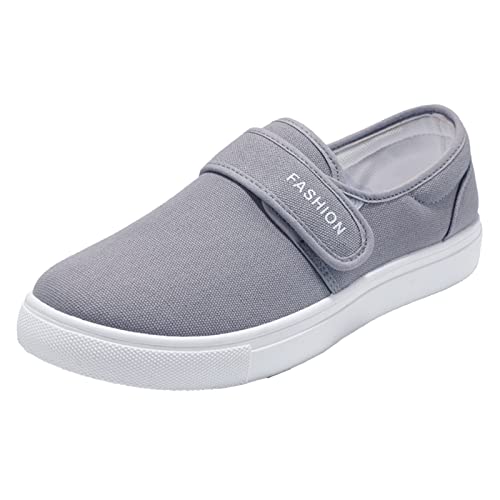 BSWFA Herren Atmungsaktiv Wanderschuhe Outdoor Freizeitschuhe Turnschuhe Outdoor Wanderschuhe Bequeme Arbeitsschuhe Herrenschuhe rutschfest Leichtgewichts Walkingschuhe Mit 4 Farben Größe (Grey, 41) von BSWFA