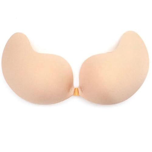 Klebe BH Push Up,Trägerloser BH,BH Rückenfrei,Unsichtbarer BH,Wiederverwendbare Unsichtbar Silikon Rückenfreier BH Haut Freundlich Selbstklebend BH,für Abendkleid Brautkleid Badeanzug und rückenfreie von BTkviseQat