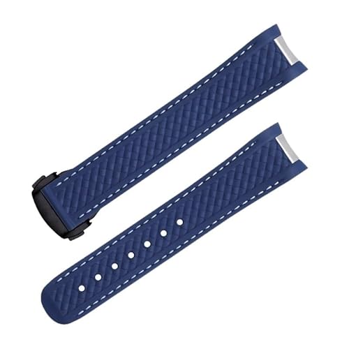 BUDAY Uhrenarmband für Omega-Armband Aqua Terra 150 M AT150, ultraleicht, Worldtimer, 43 mm, 41 mm Faltschließe, 20 mm / 21 mm, 20 mm, Achat von BUDAY