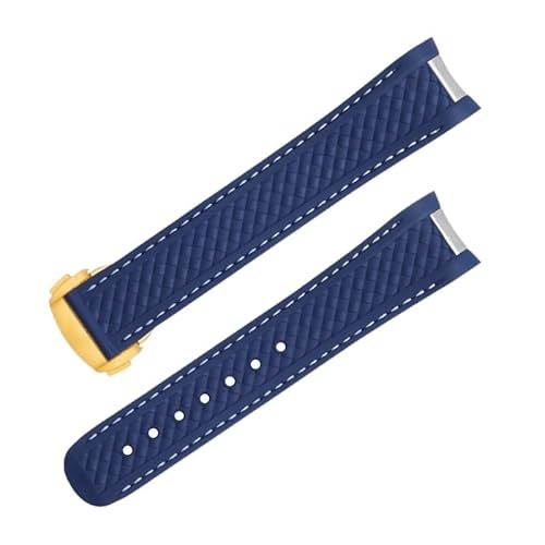 BUDAY Uhrenarmband für Omega-Armband Aqua Terra 150 M AT150, ultraleicht, Worldtimer, 43 mm, 41 mm Faltschließe, 20 mm / 21 mm, 21 mm, Achat von BUDAY