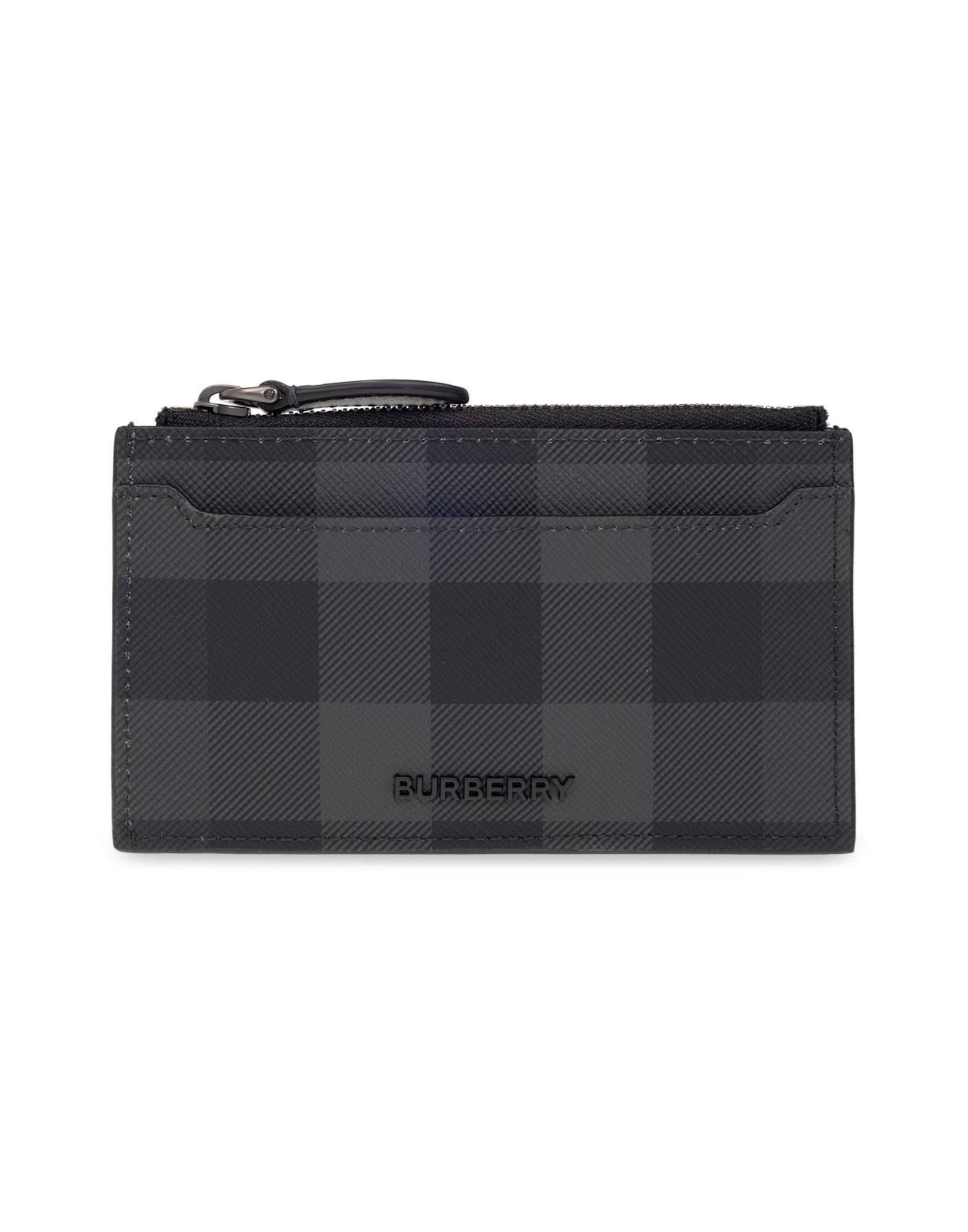 BURBERRY Kartenetui Herren Dunkelgrau von BURBERRY