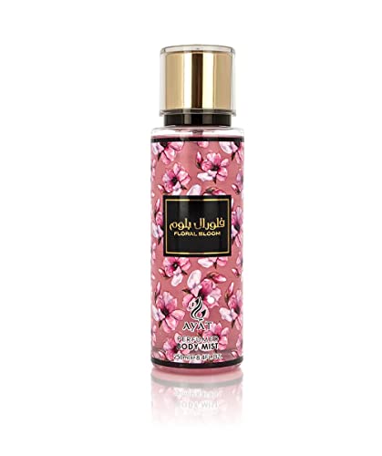 Ayat Perfume – Duftspray Flower Bloom 250 ml – Mist für den Körper mit orientalischen Düften – Arabian Duft für Damen und Herren – Kollektion hergestellt in Dubai (Floral Bloom) von BUSINESS SQUARE BS