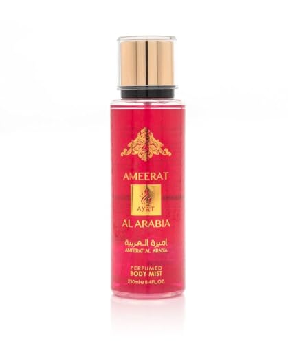 AYAT PERFUMES – Duftspray 250 ml – Mist für den Körper mit orientalischen Düften – arabischer Duft für Damen und Herren – hergestellt in Dubai (Ameerat Al Arabia) von BUSINESS SQUARE BS