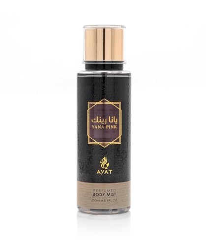 AYAT PERFUMES – Duftspray 250 ml – Mist für den Körper mit orientalischen Düften – arabischer Duft für Damen und Herren – hergestellt in Dubai (Yana Pink) von BUSINESS SQUARE BS