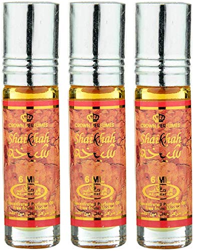 Aal Rehab Shaikhah Moschus, 6 ml, 3 Stück (3 Stück) Hinweise: Scharf, Bernstein, Oud, blumig, Balsam von BUSINESS SQUARE BS