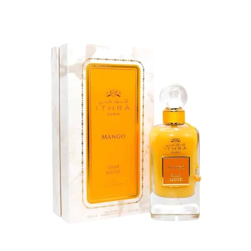BUSINESS SQUARE BS Ithra Eau de Parfum Musk 100 ml Dubai für Damen und Herren – ein sinnlicher orientalischer Duft, entworfen und hergestellt in den Emiraten (Musk Mango) von BUSINESS SQUARE BS