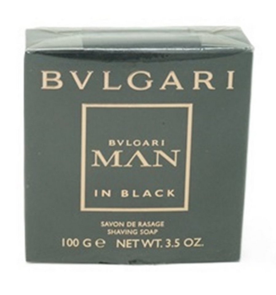 BVLGARI Handseife Bvlgari Man In Black Shaving Soap Seife 100g von BVLGARI