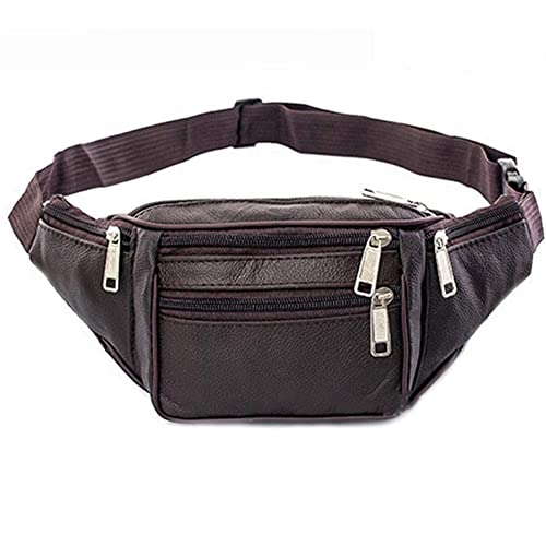 Hüfttasche Designer Reißverschluss Brusttasche Sport Reise Taille Gürtel Taschen Mode Taille Telefon Outdoor Pack Casual für Frauen I8e9 Männer, coffee, Einheitsgröße von BVSPA