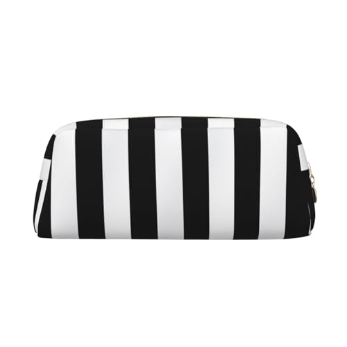 BWLHJKE Schwarz & Weiß Streifen Make-up Tasche für Frauen Männer Reise Kulturbeutel Ästhetische Brieftasche Beutel Große Bleistift Fall, golden, One size BWLHJKE Schwarz & Weiß Streifen Make-up Tasche für Frauen Männer Reise Kulturbeutel Ästhetische Brieftasche Beutel Große Bleistift Fall, golden, One size von BWLHJKE