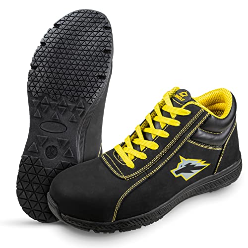 BWOLF Flash S3 Arbeitsschuhe Herren S3 Sicherheitsschuhe Herren S3 Wasserdicht, Ölbeständig, rutschfest, 4x4 Grip, Hitzebeständige (eu_Footwear_Size_System, Adult, Numeric, medium, Numeric_38) von BWOLF