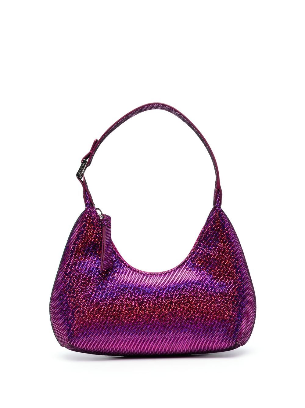 BY FAR Schultertasche mit Glitter - Rosa von BY FAR