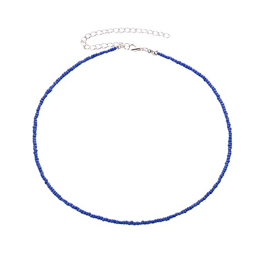 BYUTFA Bunte Böhmen-Perlen-Halsketten für Frauen, ethnischer Stil, Sommer-Strand-Halsband, Schmuck, bunte Perlen, Schlüsselbeinkette, Geschenk von BYUTFA