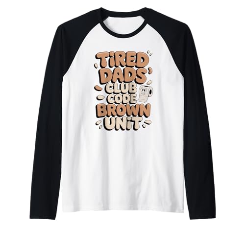 Tired Dads Club Funny Parenting Windeln Humor Baby Chaos Raglan Tired Dads Club Funny Parenting Windeln Humor Baby Chaos Raglan von Baby Shower New Dad Father's Day