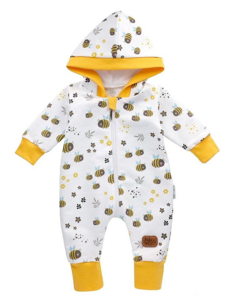 Baby Sweets Overall Strampler, Overall Biene Floral (1-tlg) von Baby Sweets