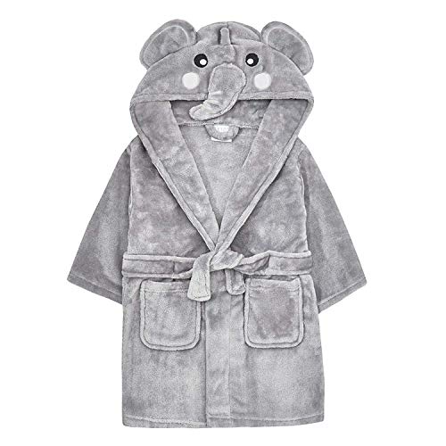 Baby-Bademantel, Motiv: Maus / Panda / Ente, mit Kapuze, Größe 6–12 Monate, 12–18 Monate, 18–24 Monate, elefant, 92 Baby-Bademantel, Motiv: Maus / Panda / Ente, mit Kapuze, Größe 6–12 Monate, 12–18 Monate, 18–24 Monate, elefant, 92 von BabyTown