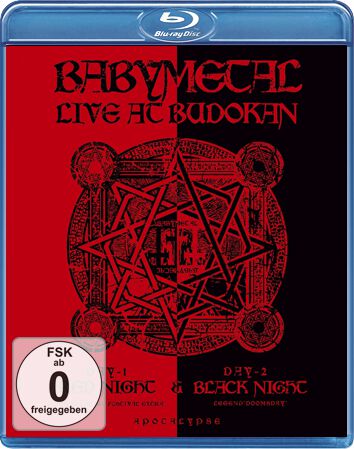 Babymetal Live at Budokan: Red night & Black night Blu-Ray multicolor Babymetal Live at Budokan: Red night & Black night Blu-Ray multicolor von Babymetal