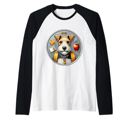 Back To School Wire Fox Terrier Hund Jungen Mädchen Student Kinder Raglan Back To School Wire Fox Terrier Hund Jungen Mädchen Student Kinder Raglan von Back To School Wire Fox Terrier Dog Products