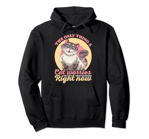 Lustiges Katzen-Design für Tierliebhaber, Grafik-T-Shirts für Männer und Frauen Pullover Hoodie von Bad Omens Co.