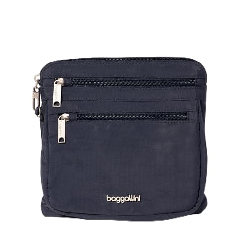 Baggallini Damen Theft Securtex Anti-Diebstahl Crossbody, French Navy von Baggallini