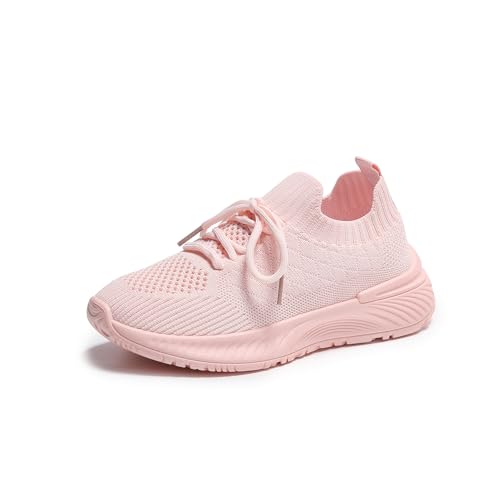 Bailey Xingqi Damen Walking Tennisschuhe Leichte rutschfeste Laufschuhe Atmungsaktive Mesh Work Sneakers Gym Trainingsschuhe（Rosa 37） von Bailey Xingqi