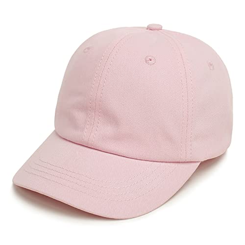 Bakicey Baby Kinder Baseball Cap Kappe Hiphop Kinder Baseballmütze Jungen Mädchen Mütze Cartoon Drucken Hut Kappe Sonnenblende Flache Hut Baseballkappe (DE/NL/SE/PL, Numerisch, 46, Hell-Pink) von Bakicey