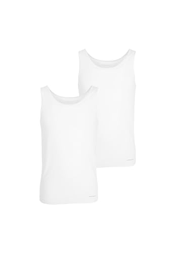 BALDESSARINI Herren Tank-Top, Baumwolle, Single Jersey, weiß, Uni 6 von BALDESSARINI