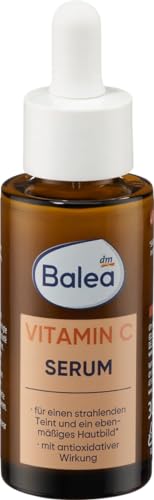 Balea 2er-Set Hautpflege: Serum VITAMIN C antioxidativ für strahlenden Teint & ebenmäßiges Hautbild (30 ml) + Handcreme PROTECT für trockene Hände mit Lichtschutzfaktor LSF 10 (75 ml), 105 ml von Balea