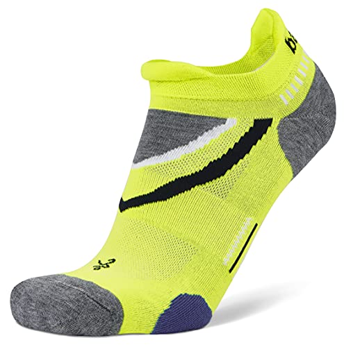 Balega Damen Ultraglide Socken, Neon Lime/Grey Heather, Small von Balega