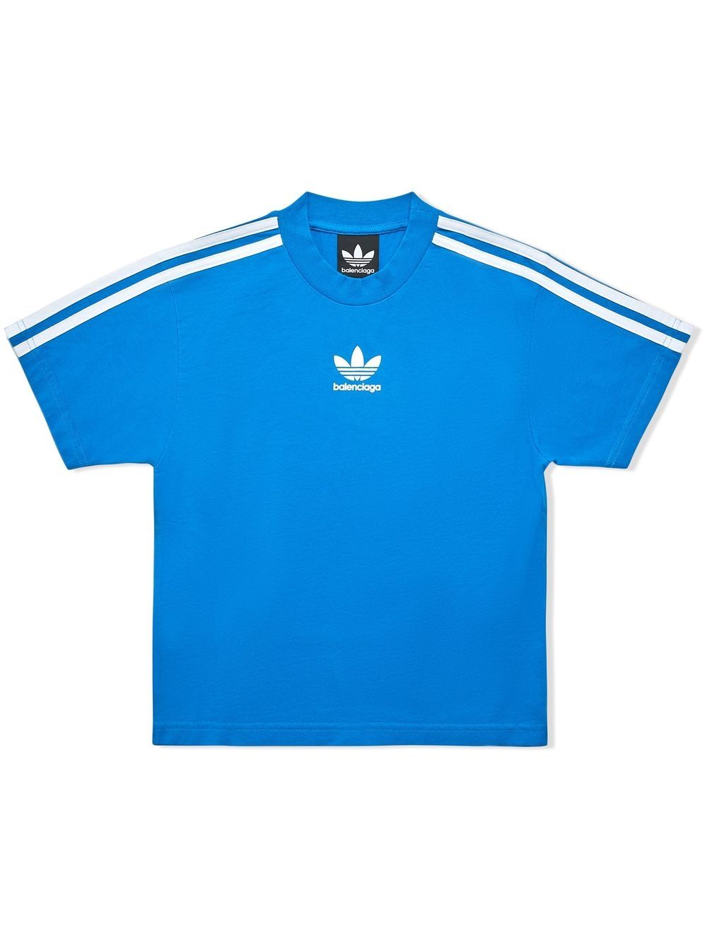 Balenciaga Kids x adidas T-Shirt mit Logo - Blau von Balenciaga Kids