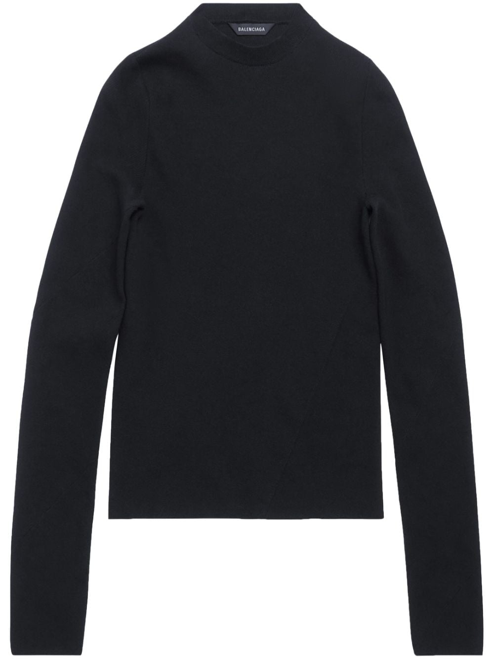 Balenciaga Gerippter Pullover - Schwarz von Balenciaga