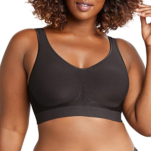 Bali Damen Comfort Revolution Bügelloser ComfortFlex Fit Full Coverage BH Df3488, Schwarz, X-Large von Bali