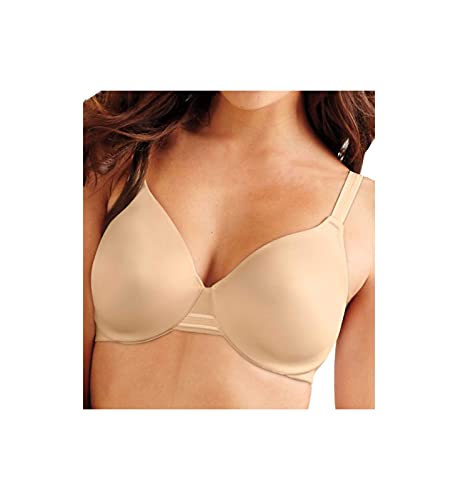 Bali Ein glatter U-Bügel-BH, glättender Shapewear-BH, verdeckter BH mit voller Abdeckung und Glättung von vorne nach hinten, Sanftes Taupe, 85B von Bali