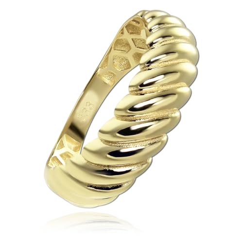 Balia Damen Ring aus 333 Gelbgold Design Gr.54 BGR061G54 Gold Ring von Balia