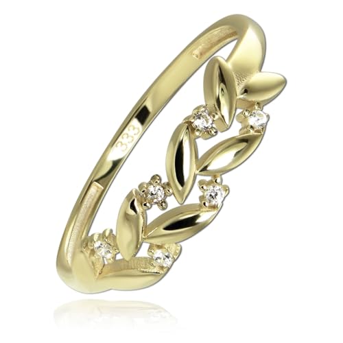 Balia Damen Ring aus 333 Gelbgold mit Zirkonia Gr.56 BGR055G56 Gold Ring von Balia